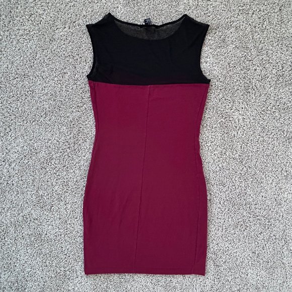 Red Bodycon Style Dress from F21 Size Small - Picture 2 of 3